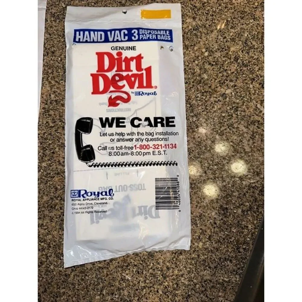 Dirt Devil Hand Vac‎ 3 Bags
